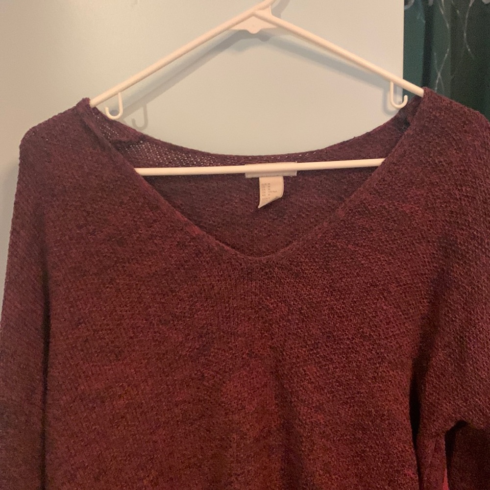red sweater
